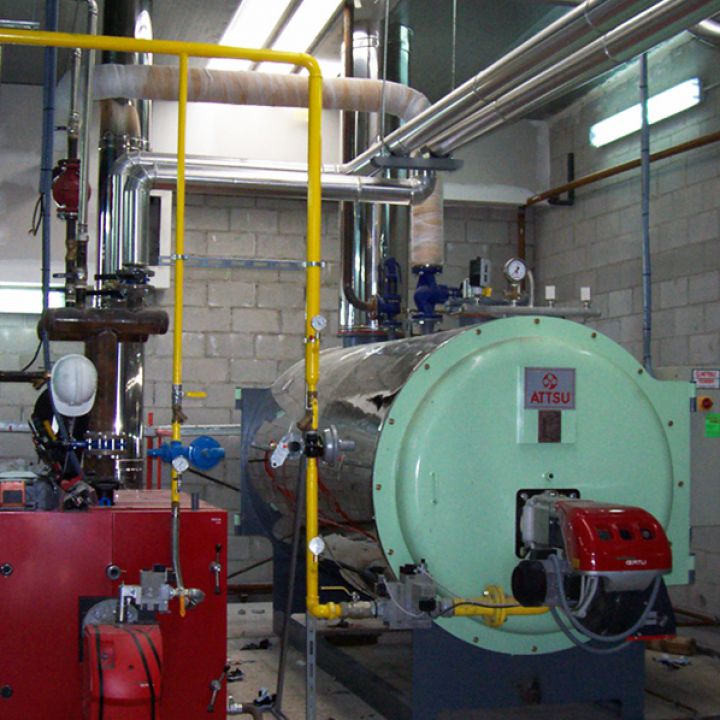 RL steam boiler installations