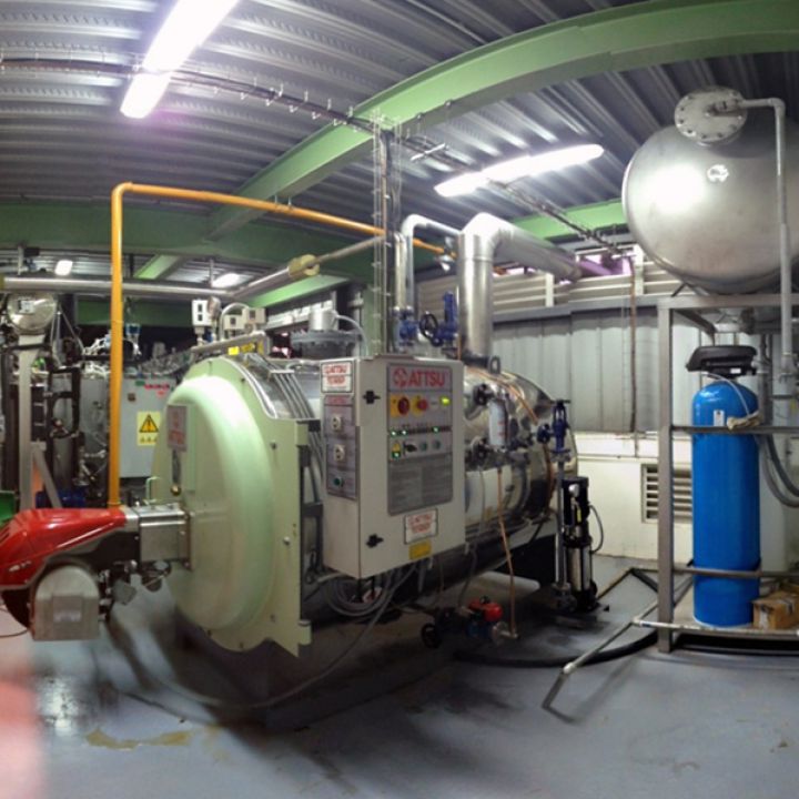 RL steam boiler installations
