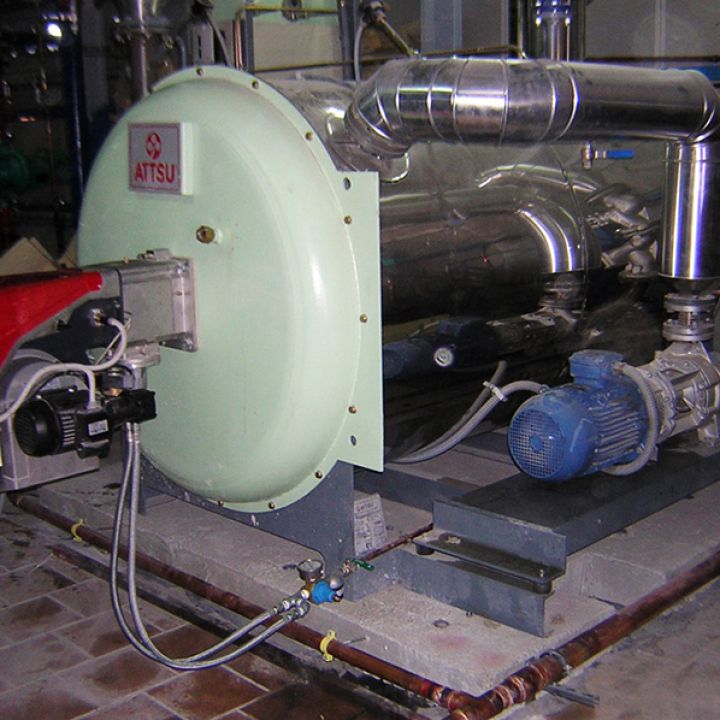 Thermal oil boiler installations